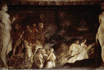 Episodio de la vida de Jasón: Los falsos funerales de Jasón de Annibale Carracci