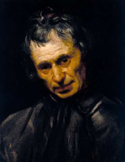 Cabeza de un anciano de Annibale Carracci