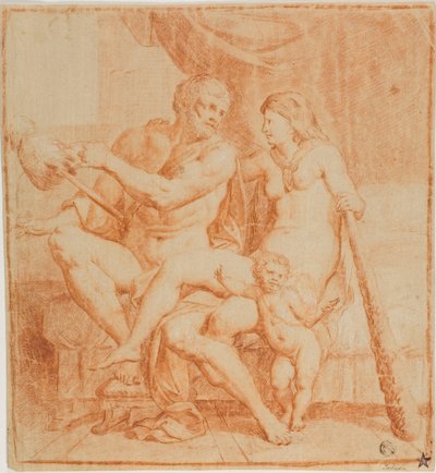Hércules e Iole de Annibale Carracci