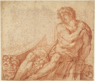 Ignudo aus der Galleria Farnese de Annibale Carracci