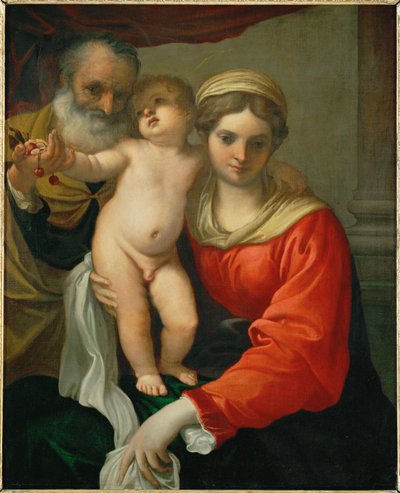 Madonna con cerezas ... de Annibale Carracci