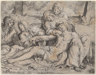Piedad (el "Cristo de Caprarola") de Annibale Carracci