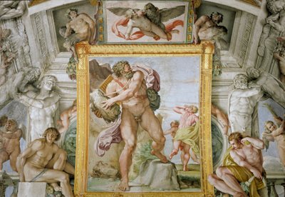 Polifemo y Acis (Fresco) de Annibale Carracci