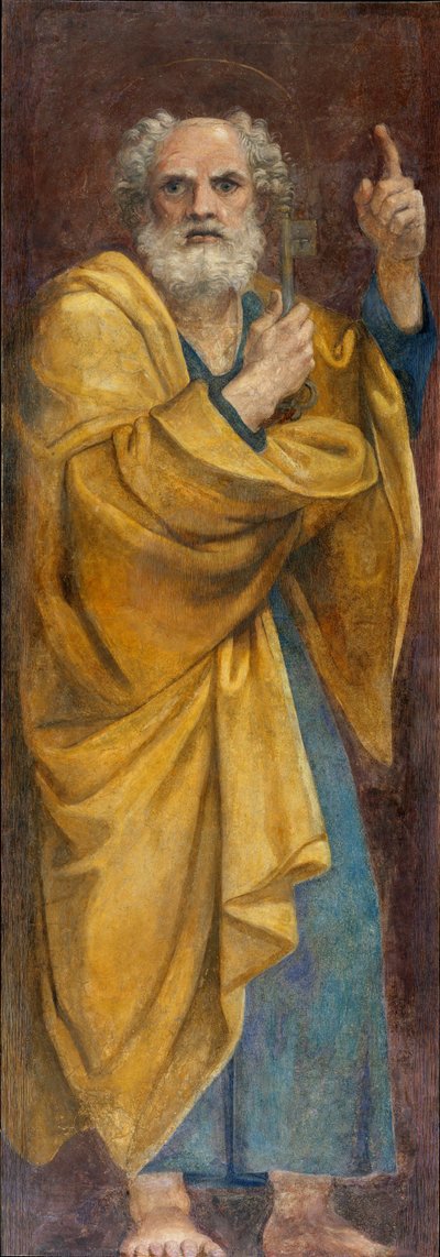 San Pedro - Pintura de Annibale Carracci (Annibal Carrache de Annibale Carracci