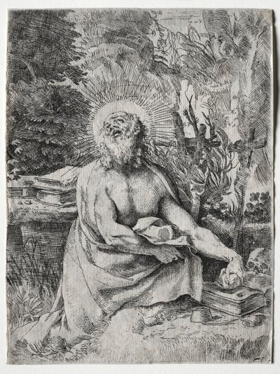San Jerónimo, c. 1591 de Annibale Carracci