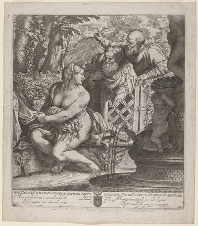 Susana y los ancianos de Annibale Carracci