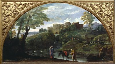 La huida a Egipto de Annibale Carracci