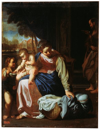 La Sagrada Familia, finales del siglo XVI o principios del siglo XVII de Annibale Carracci