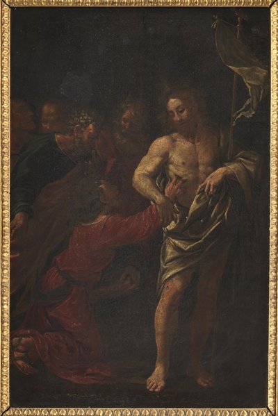 La incredulidad de Santo Tomás de Annibale Carracci