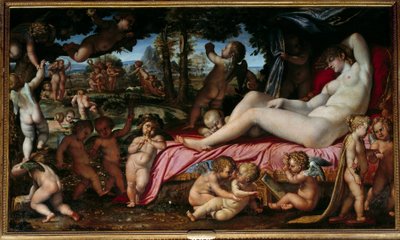 El sueño de Venus de Annibale Carracci