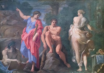 La elección de Hércules de Annibale Carracci
