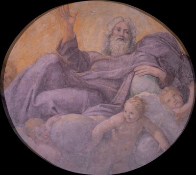 El Padre eterno, 1604-1607 de Annibale Carracci
