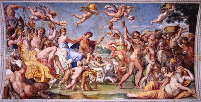 Triunfo de Baco y Ariadna de Annibale Carracci