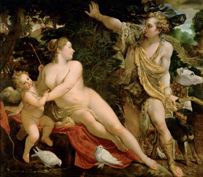 Venus y Adonis de Annibale Carracci