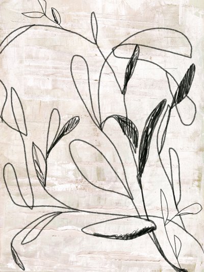 Dibujo botánico a trazo de Annick