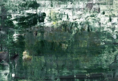 Capas abstractas en verde intenso de Annick