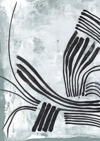Líneas abstractas dinámicas de Annick