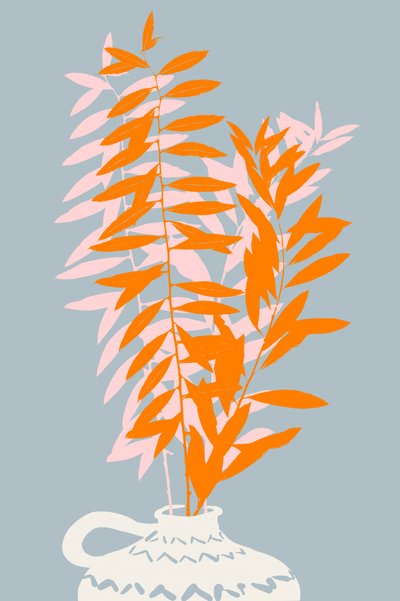 Naturaleza muerta botánica minimalista de Annick