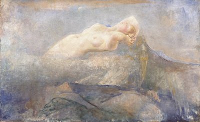 Montagna Mia, c.1923 (óleo sobre lienzo) de Annie Louisa Swynnerton