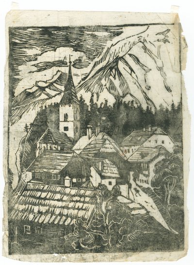 pueblo en las montañas de Anny Dollschein