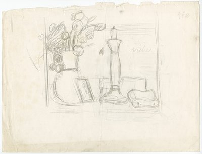 Bodegón - boceto de Anny Dollschein