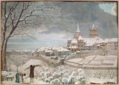 Lausana en la nieve de Anonym