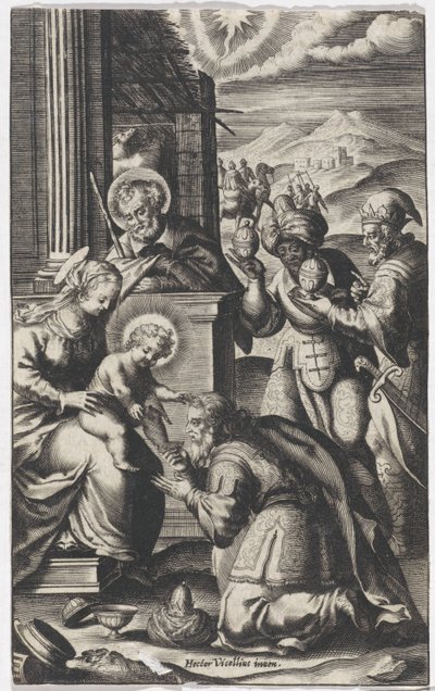 Adoración de los Reyes de Anonymous