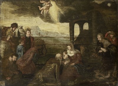 Adoración de los Reyes Magos de Anonymous