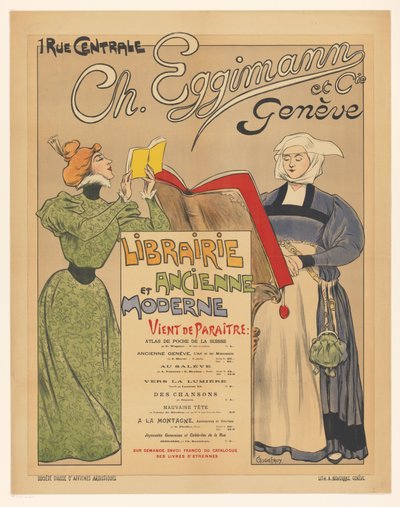 Cartel del editor Ch. Eggimann et Cie en Ginebra de Anonymous