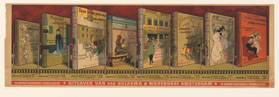 Cartel de la editorial Holkema & Warendorf de Ámsterdam de Anonymous