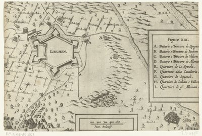 Asedio y conquista de Lingen por Spinola, 1605 de Anonymous