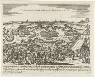 Beleg van Valenciennes, 1567 Asedio de Valencena Margarita Parmesi Gubernatrice 15.67 (título sobre objeto) de Anonymous