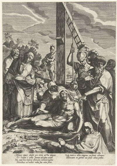 Lamento de Cristo bajo la Cruz de Anonymous