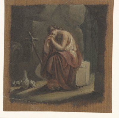 María Magdalena penitente de Anonymous