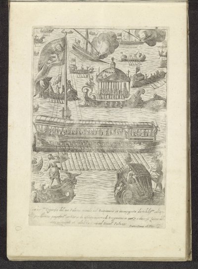 Bucintoro en andere schepen te Venetië Scènes uit het Venetiaanse leven (título de la serie) Habiti d