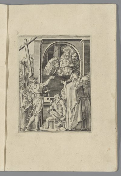 Christus el pueblo de getoond (Ecce homo) The Little Pass (título de la serie) Figura de Passio Christi Ab Alberto Durer Nuremberg (título de la serie) de Anonymous