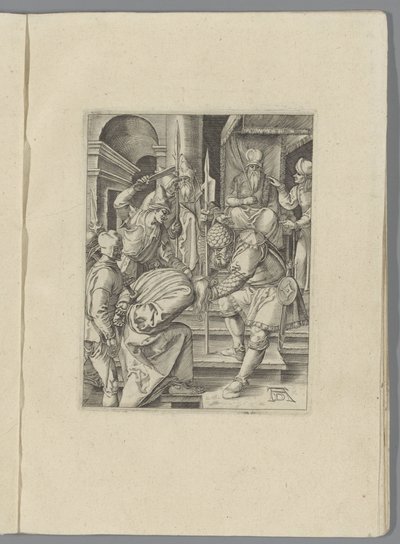 Cristo para Anás De kleine Passie (título de la serie) La Pasión de Cristo representada por Albert Durer de Nuremberg (título de la serie) de Anonymous