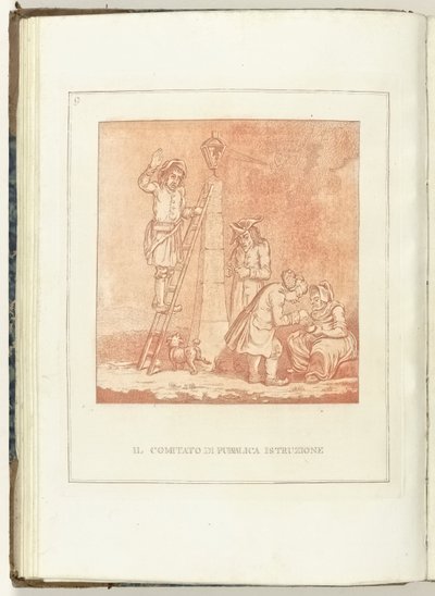 Comité van Voorlichting, 1795 El Comité de Educación (título sobre objeto) Hollandia Regenerata (Italianse kopie) (título de la serie) La regeneración de Holanda: spechio a todos los pueblos regenerados (título de la serie sobre el objeto) de Anonymous