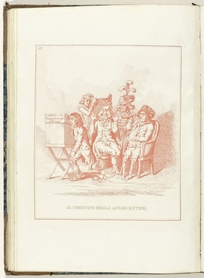 Comité para Buitenlandse Zaken, 1795 El Comité de Asuntos Exteriores (título sobre objeto) Hollandia Regenerata (Italianse kopie) (título de la serie) La regeneración de Holanda: spechio a todos los pueblos regenerados (título de la serie sobre el objeto) de Anonymous