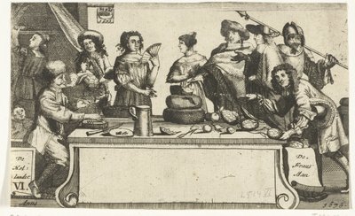 De Fransman y Hollander, 1673 Frans-man Hollander / Le Francois L