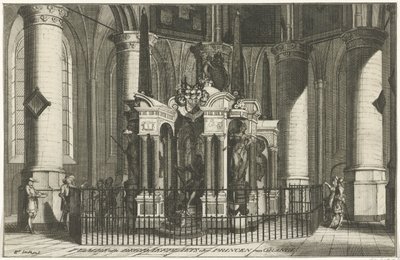 La tumba de Guillermo de Orange, 1623
Tumba del lugar de enterramiento de los Príncipes de Orange (título en el objeto) de Anonymous