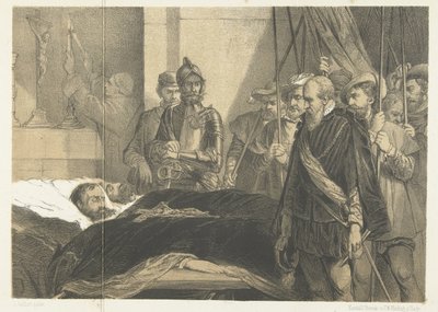 El último tributo a los cadáveres de Egmond y Horne, 1568 El último tributo rendido a los cadáveres de los Condes de Egmond y Hoorne (título sobre objeto) de Anonymous