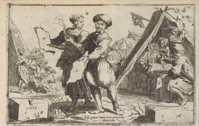 Los valientes bátavos, 1673 Los valientes Bataviers / Le vaillans Bataviers (título sobre objeto) de Anonymous