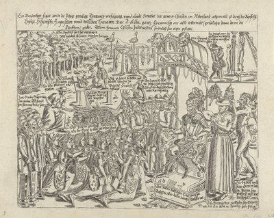 El Trono del Duque de Alba, 1569 (copia) de Anonymous