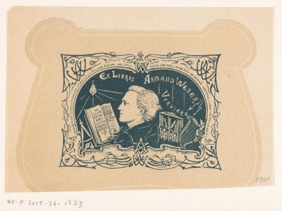 Ex libris de Armand Weber de Anonymous