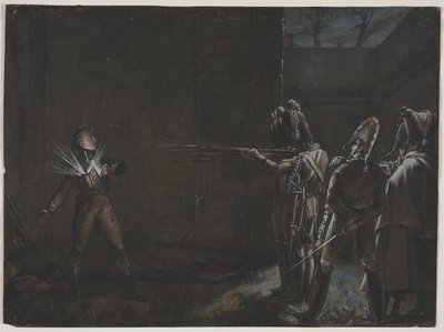 Ejecución del duque de Enghien, 21 de marzo de 1804 de Anonymous