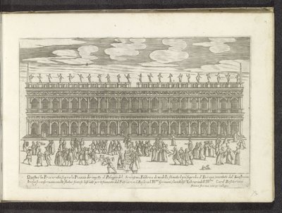 Fachada de la Biblioteca Marciana te Venetië Scènes uit het Venetiaanse leven (título de la serie) Habiti d