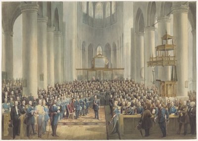 Celebración en honor de los veteranos de 1813-1815, 1865 de Anonymous