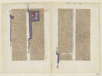 Extracto de una Biblia, el libro de los Reyes, capítulo 2: David se arrodilla ante Saúl de Anonymous