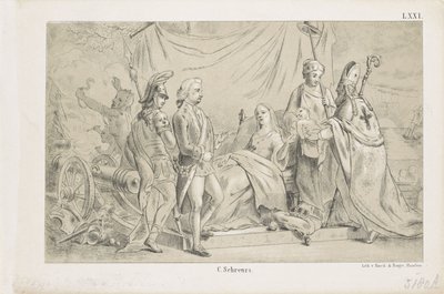 Nacimiento del príncipe Willem Frederik George, más tarde rey Guillermo II, 1792 de Anonymous